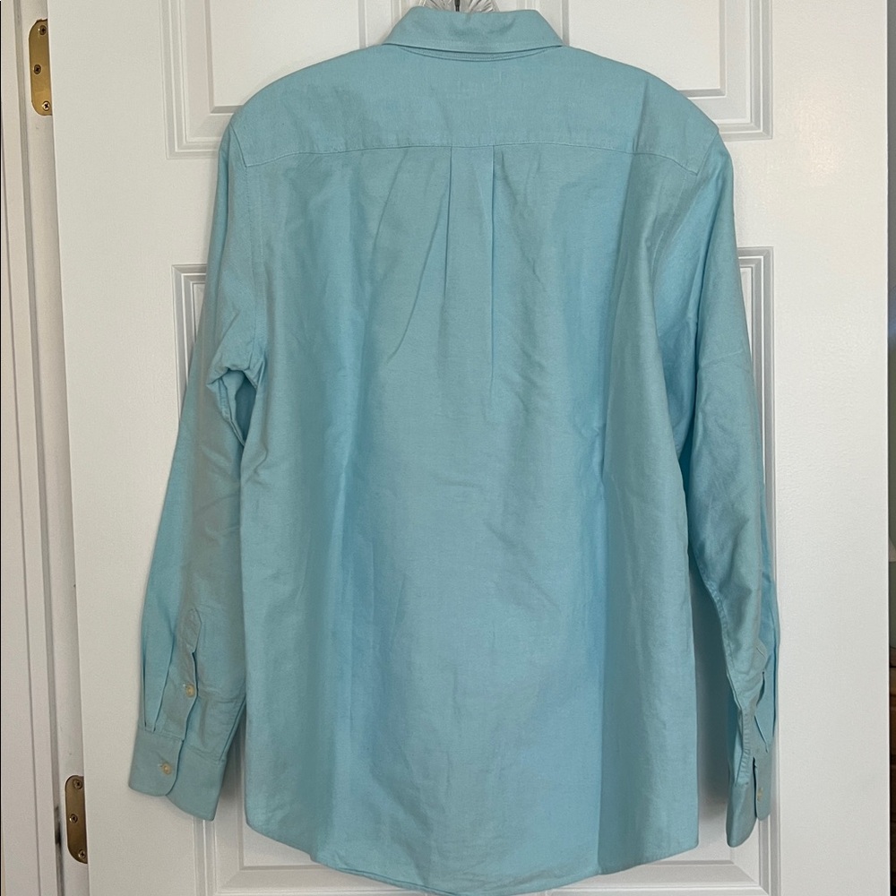 Ralph Lauren Boy’s Aqua Button Down Shirt, Size XL (18-20) - Picture 3 of 8